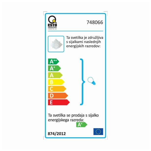 NADGRADNA STROP. SVETILKA ESTO NICER 1X15W GU10 LED