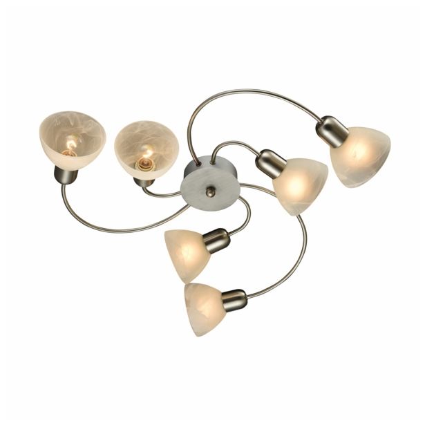 NADGRADNA STROP. SVETILKA ESTO RAMONA 6X40W E14