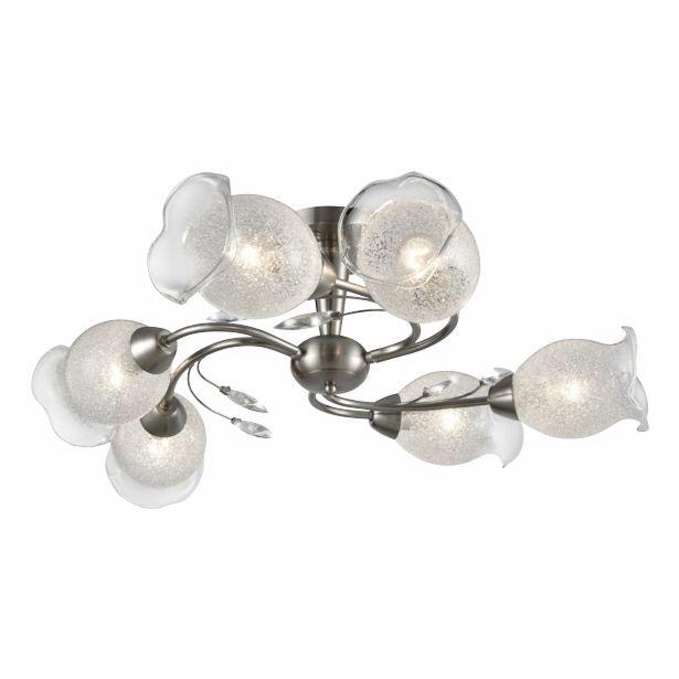 NADGRADNA STROP. SVETILKA ESTO ROMANTICA 6X40W E14