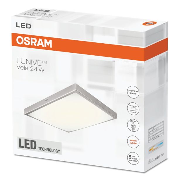 NADGRADNA STROP. SVETILKA OSRAM VELA 24W 830 LUNIVE