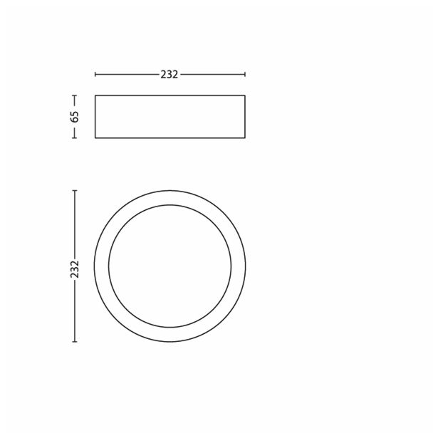 NADGRADNA STROP. SVETILKA PHILIPS GALACTIC 1X13W LED 59711/17/16 NIKELJ
