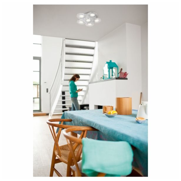 NADGRADNA STROP. SVETILKA PHILIPS VAGA 6X2.5W LED 40970/48/16 ALUMINIJ