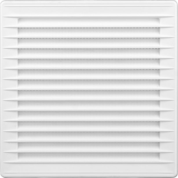 ZRAČNIK BREZ REGULACIJE AIRROXY NADO. REŠETKA FI 150 BELA 170X170 Z MREŽICO