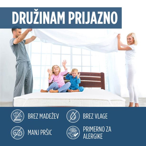 NADVLOŽEK VITAPUR ZAŠČITA LEŽIŠČA WATER PROTECT 160X200