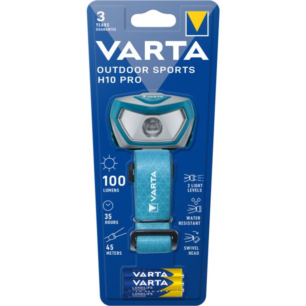 NAGLAVNA SVETILKA VARTA H10 PRO OUTDOOR SPORTS
