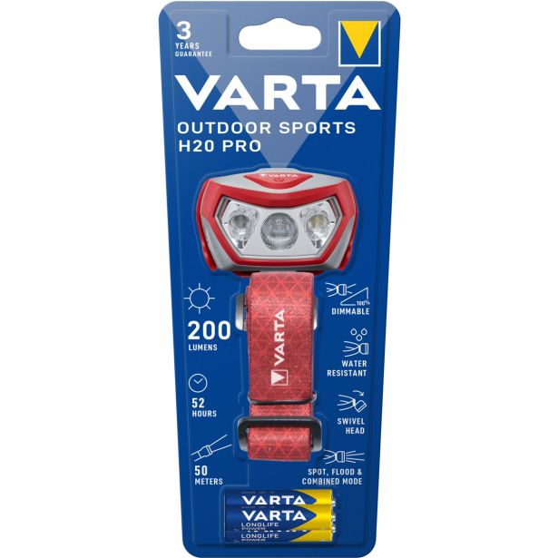 NAGLAVNE SVETILKE VARTA H20 PRO OUTDOOR SPORTS