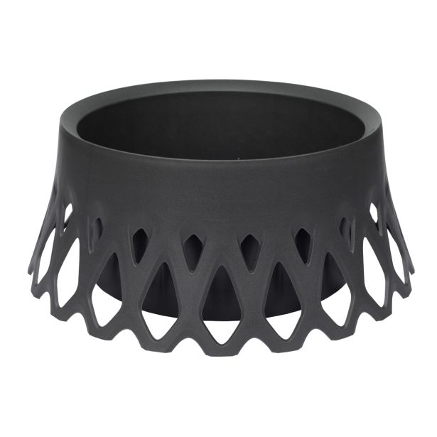 ZUNANJA SKLEDA NAGROBNA SKLEDA ANTRACIT Z UTEŽJO SAMOZALIVALNA