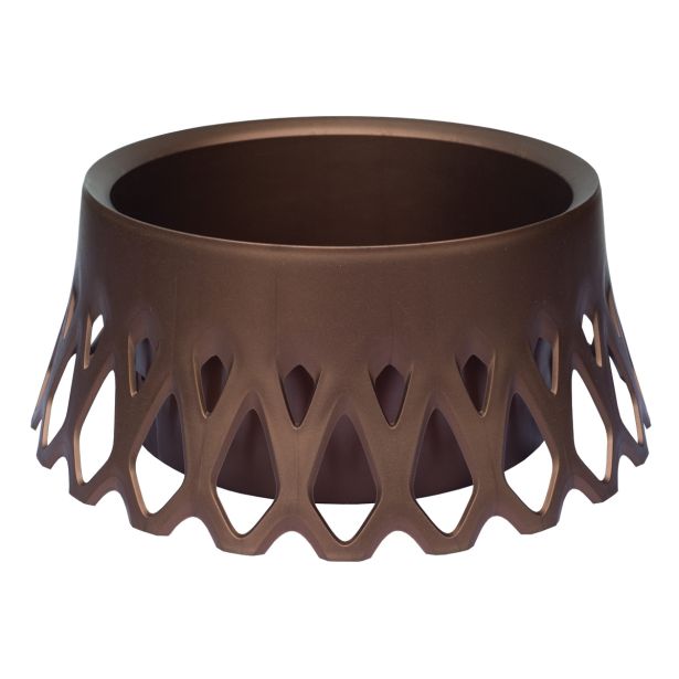 ZUNANJA SKLEDA NAGROBNA SKLEDA BRONZ Z UTEŽJO SAMOZALIVALNA