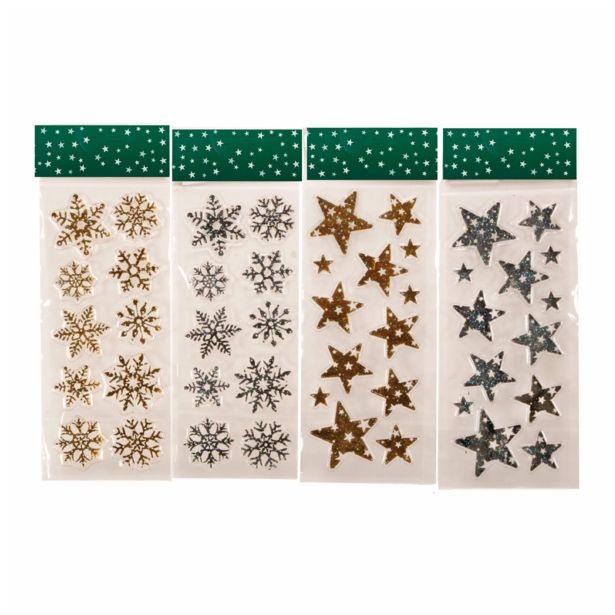 PAPIRNATA DEKORACIJA R+W NALEPKE 3 D 10X24 CM SORTIRANO