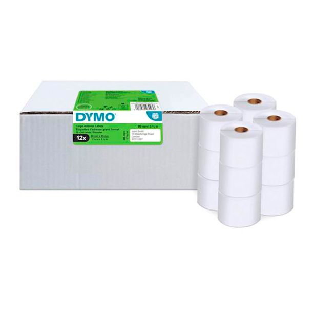 NALEPKE IN TRAKOVI DYMO LABELWRITER NALEPKE 36 X 89MM, 99012, 12/1