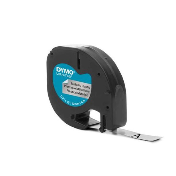 NALEPKE IN TRAKOVI DYMO LT TRAK 12 MM ČRNA NA METALNI, 91208
