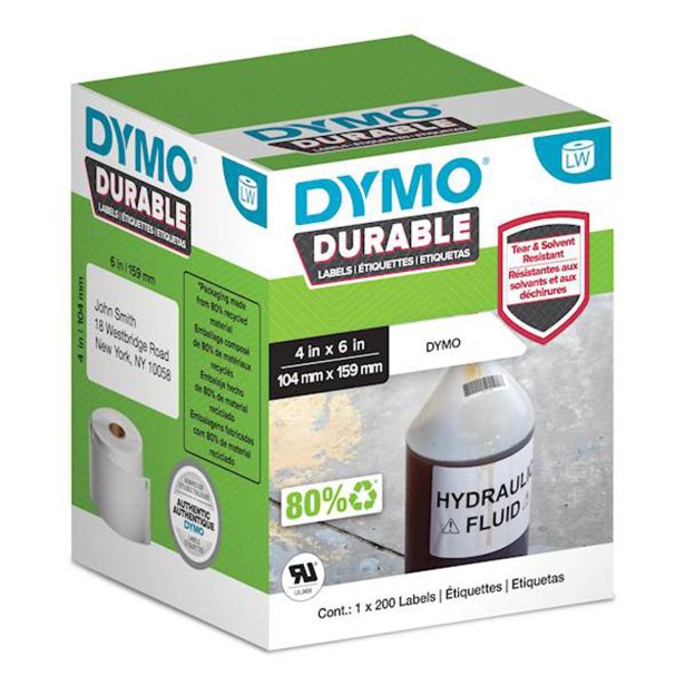 NALEPKE IN TRAKOVI DYMO LW NALEPKE DURABLE 104 X 159MM