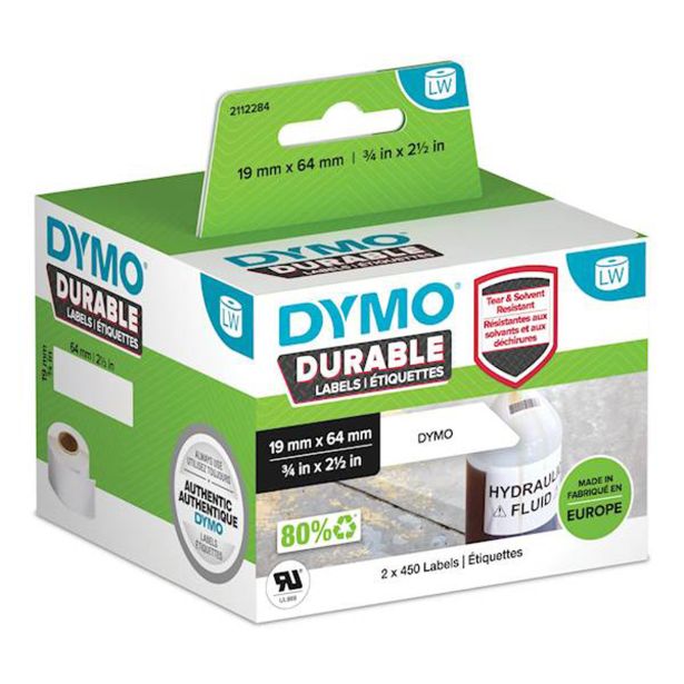NALEPKE IN TRAKOVI DYMO LW NALEPKE DURABLE 19 X 64MM