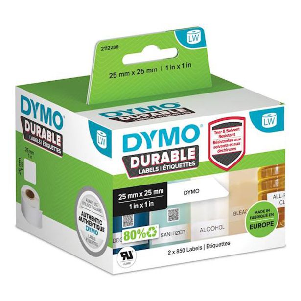 NALEPKE IN TRAKOVI DYMO LW NALEPKE DURABLE 25 X 25MM