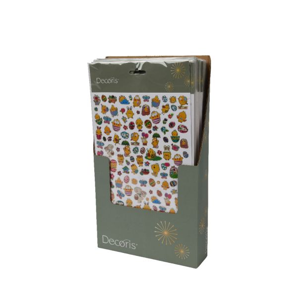 NALEPKE ZA PIRHE DECORIS VELIKONOČNE NALEPKE SORTIRANO