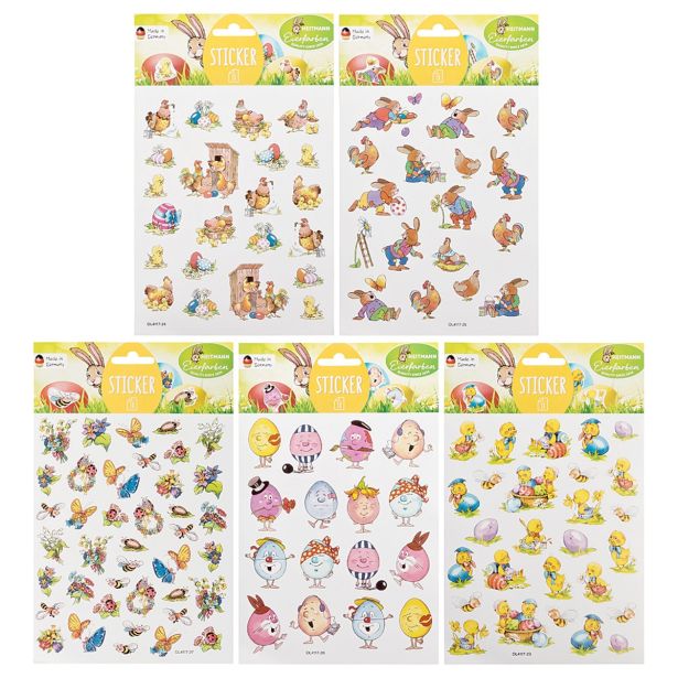 NALEPKE ZA PIRHE HEITMANN RAZLIČNI DEKORJI