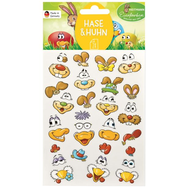 NALEPKE ZA PIRHE HEITMANN ZAJČKI IN PIŠČANČKI