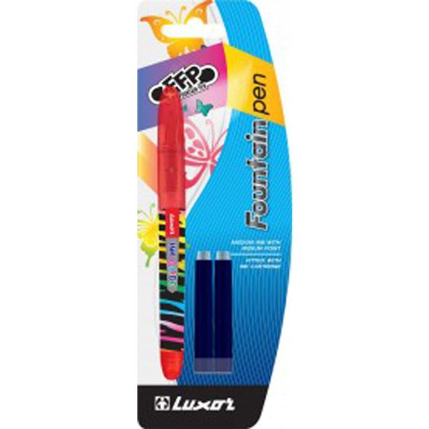 NALIVNO PERO, ČRNILO LUXOR NALIVNO PERO BL.1+2 1514 T/1 BC