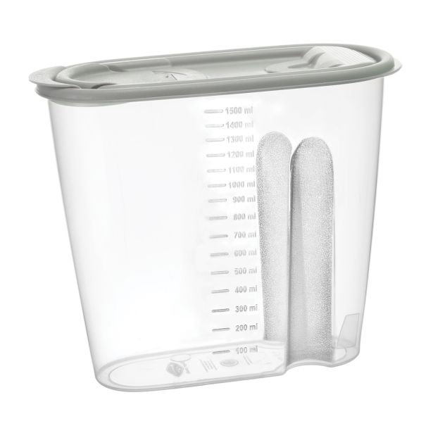 POSODA ZA SHRANJEVANJE GALICIJA 1.5 L MOLLY, SIVA