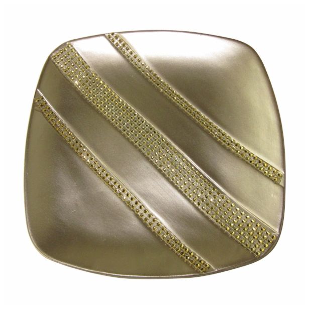 NAMIZNA DEKORACIJA GLOSSTYLE KROŽNIK 23X23 CM SORT. DEKORATIVNI KERAMIČNI