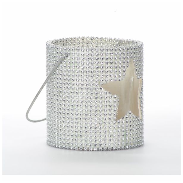 NAMIZNA DEKORACIJA GLOSSTYLE SVEČNIK 11.5X12 CM ZLATE ALI SREBRNE BARVE