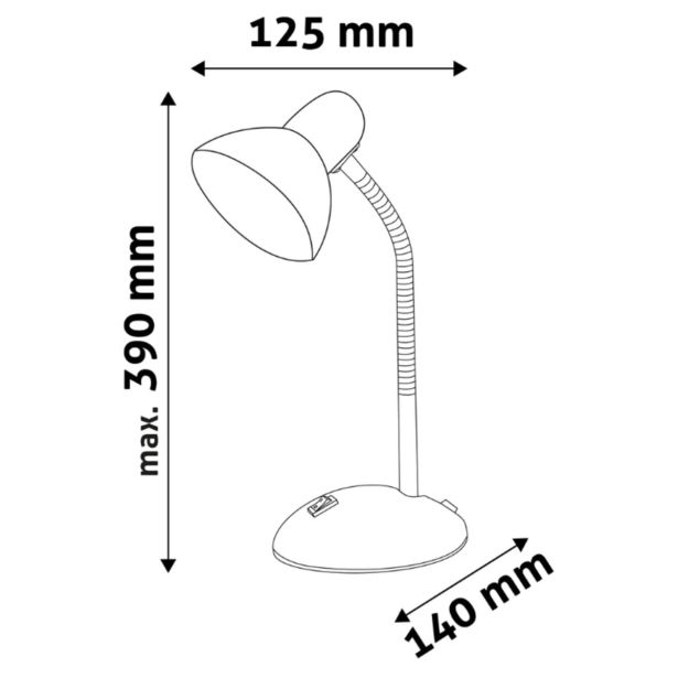 NAMIZNA SVETILKA AVIDE BASIC SIMPLE BELA E27