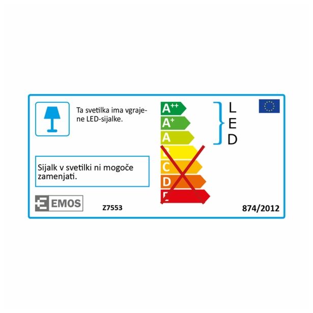 LED NAMIZNA SVETILKA DEL-1211 R 3W