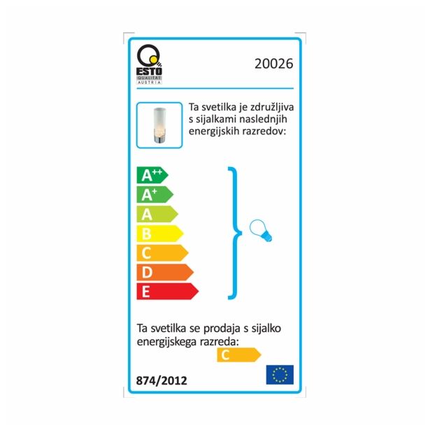 NAMIZNA SVETILKA ESTO ALICE 1X33W G9