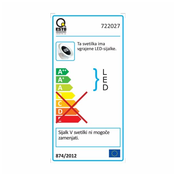 NAMIZNA SVETILKA ESTO CLOCK