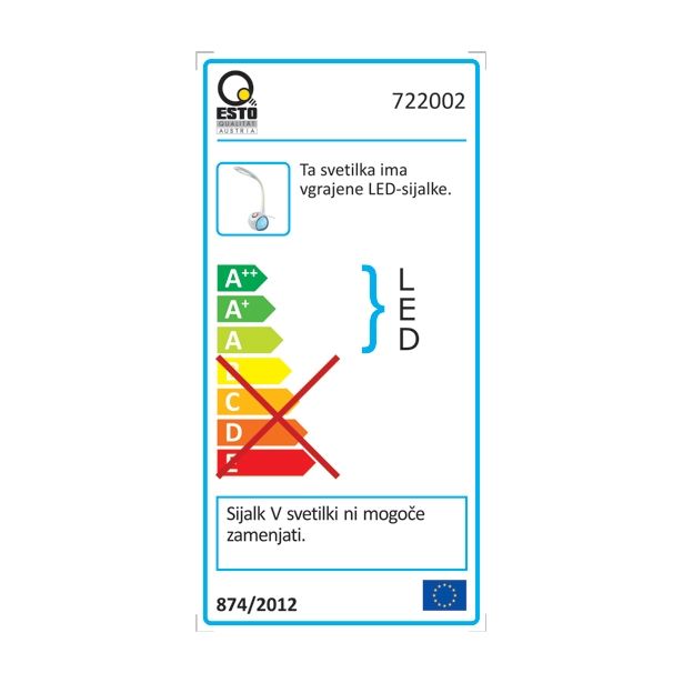 NAMIZNA SVETILKA ESTO KEIKO 1X5W SMD LED BLUE TOOTH