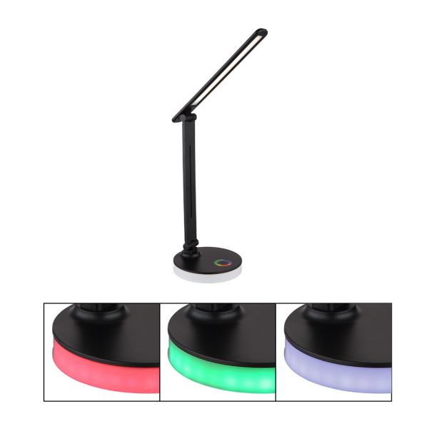 NAMIZNA SVETILKA GLOBO GERALDO RGB CCT ČRNA