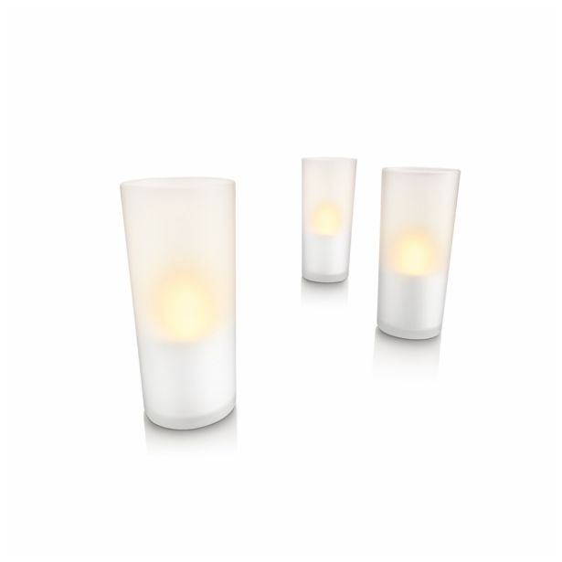 NAMIZNA SVETILKA PHILIPS CANDLELIGHTS 3X0.06W LED 69108/60/PH PROZORNA