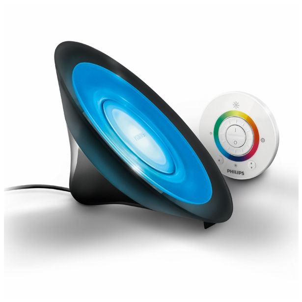 NAMIZNA SVETILKA PHILIPS LIC AURA 1X8W LED RGB 70998/30/PH ČRNA