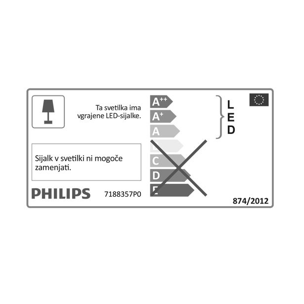 NAMIZNA SVETILKA PHILIPS SOFTPAL MINNIE 0.1W LED RDEČA