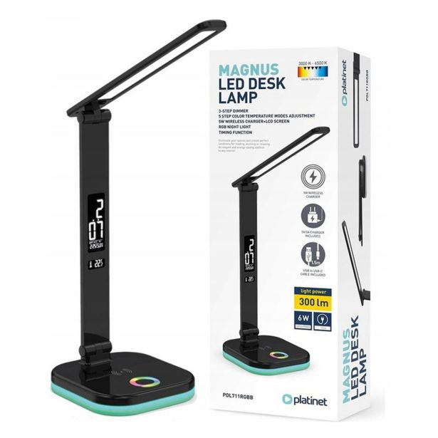 NAMIZNA SVETILKA PLATINET PDL711RGB ČRNA