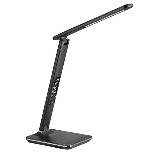 NAMIZNA SVETILKA PLATINET PDLU13 USNJENA, LCD,USB ČRNA