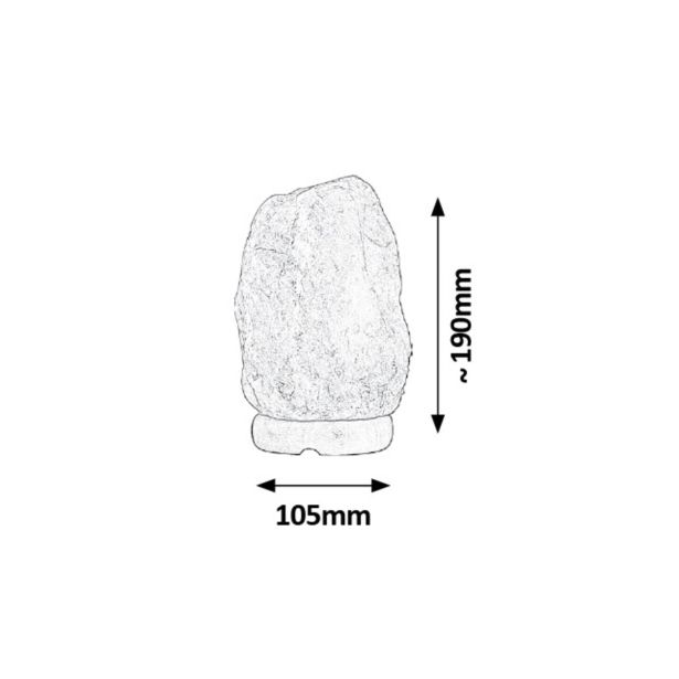 NAMIZNA SVETILKA RABALUX 4120 KAMENA SOL E14 15W