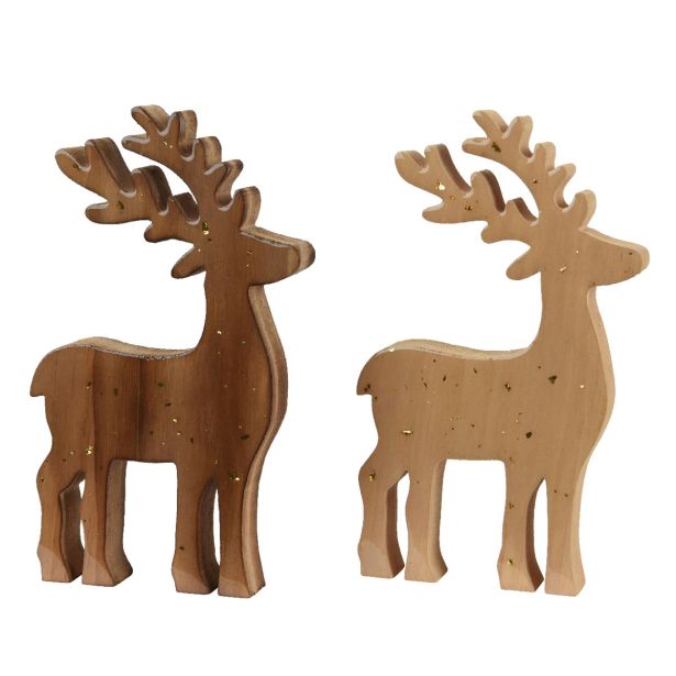 NAMIZNI OKRASEK DECORIS MDF SEVERN JELEN, LESEN 1.8X12X18 CM. SORT
