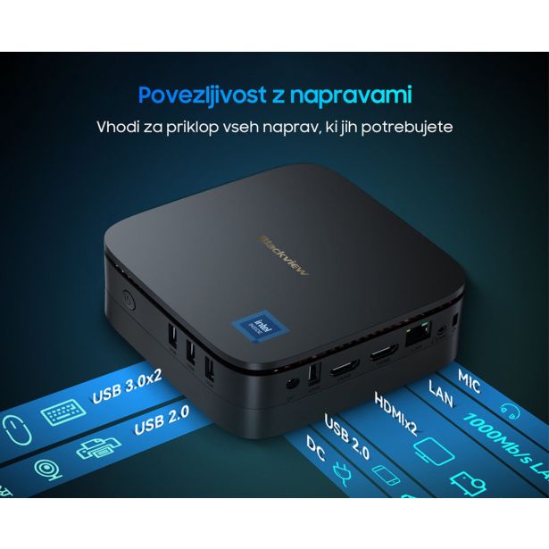 NAMIZNI RAČUNALNIK BLACKVIEW MP60 MINI PROCESOR N95