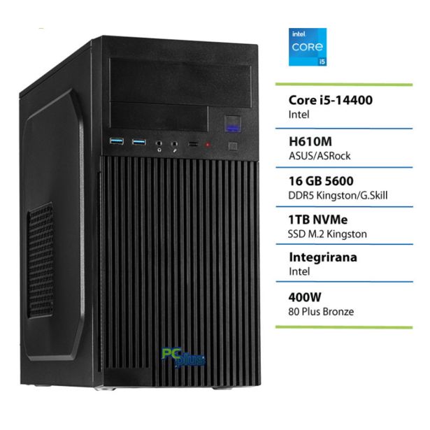NAMIZNI RAČUNALNIK PC PLUS E-MACHINE I5-14400 16GB 1TB