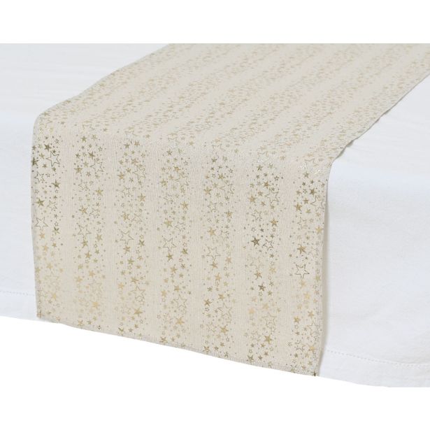 NAMIZNI TEKAČ DECORIS ZELENO ZLAT 32X150 CM. SORT