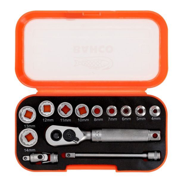 NASADNI KLJUČI 6,35MM 1/4 BAHCO S13MC10.5 13-DELNA