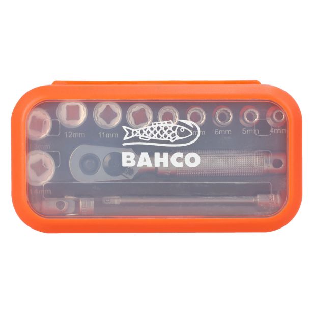 NASADNI KLJUČI 6,35MM 1/4 BAHCO S13MC10.5 13-DELNA