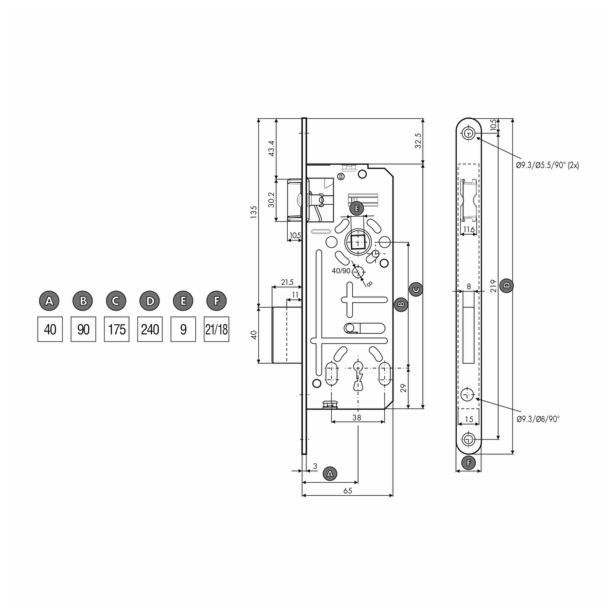 NAVADNA KLJUČAVNICA TITAN 801/6.5 801/40-90 L O18 LZ