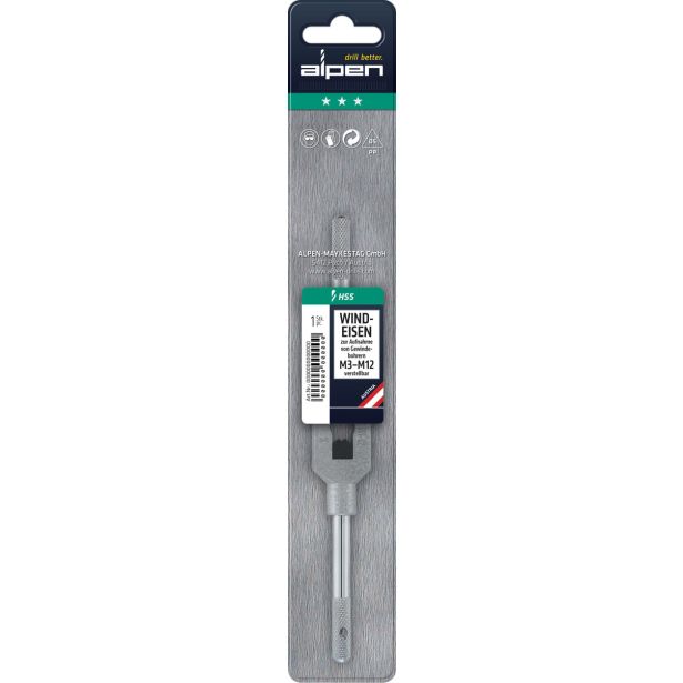 NAVOJNI SVEDER HSS DIN352 ALPEN DRŽALO ZA NAVOJNI SVEDER M2-M12 PLW