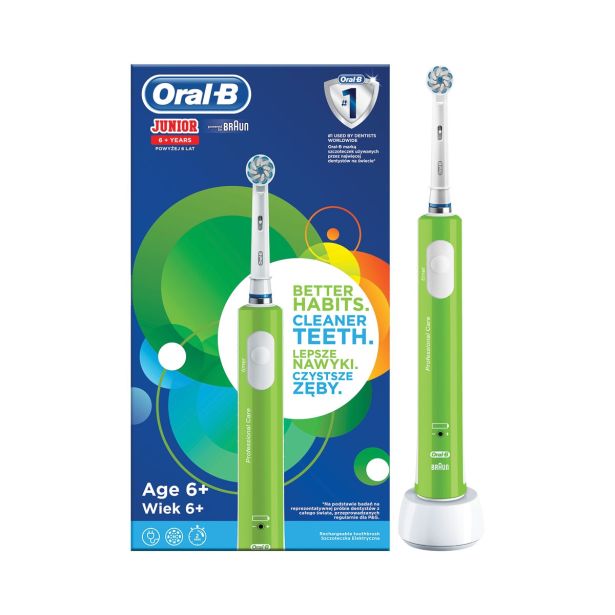 ELEKTRIČNI OTROŠKA ZOBNA ŠČETKA ORAL B PRO JUNIOR SENSITIVE ULTRA THIN