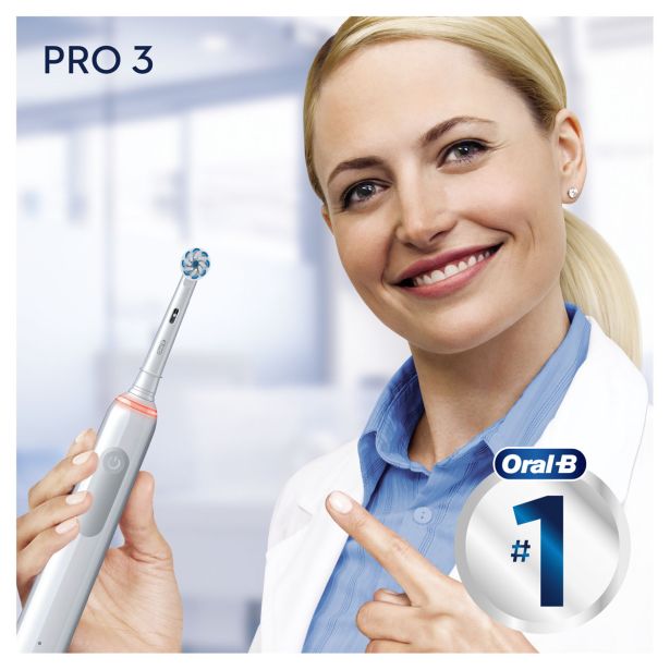 ELEKTRIČNA ZOBNA ŠČETKA ORALB PRO3 3000 SENSITIVE CLEAN