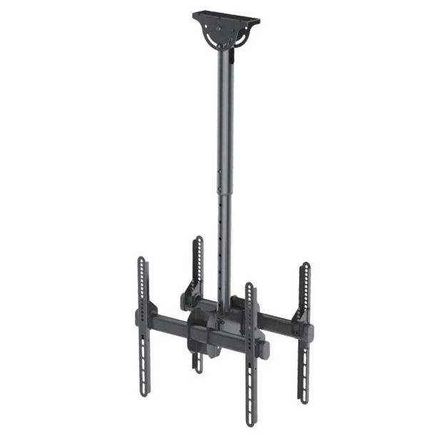 STROPNI NOSILEC ZA ZASLON NEOMOUNTS DVOJNI POLNO GIBLJIVI STROPNI NOSILEC 2X 32-60", 2X45 KG, NM-C440DBLACK