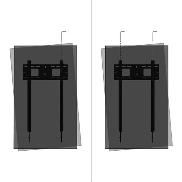 STENSKI NOSILEC ZA ZASLON NEOMOUNTS FIKSNI 50-98" 100 KG, WL30-750BL18P ZA POKONČNO