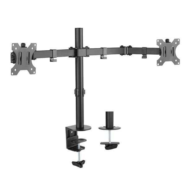 NOSILEC ZA MONITOR NEOMOUNTS GIBLJIVI NOSILEC ZA 2 MONITORJA 10-32", 8KG, FPMA-D550DBLACK